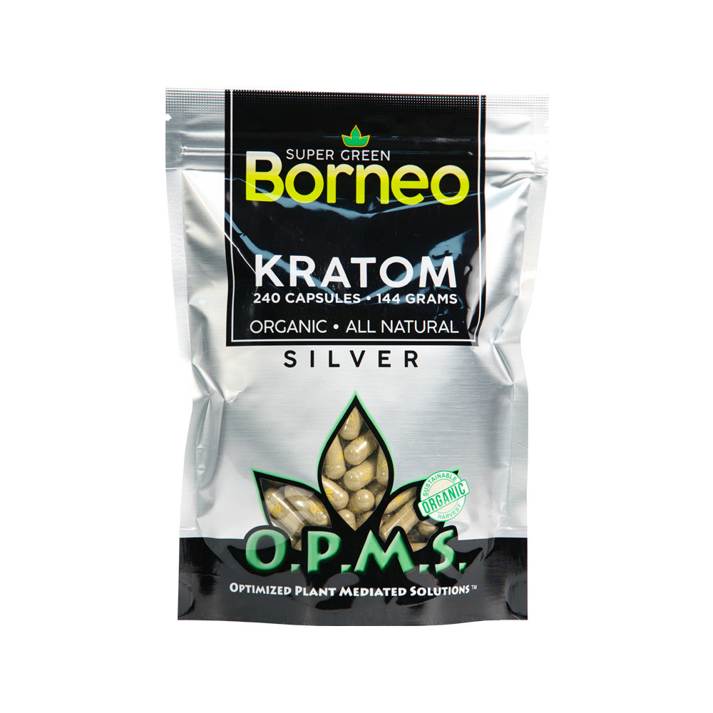 OPMS SILVER - (240 CAPSULES) SUPER GREEN BORNEO