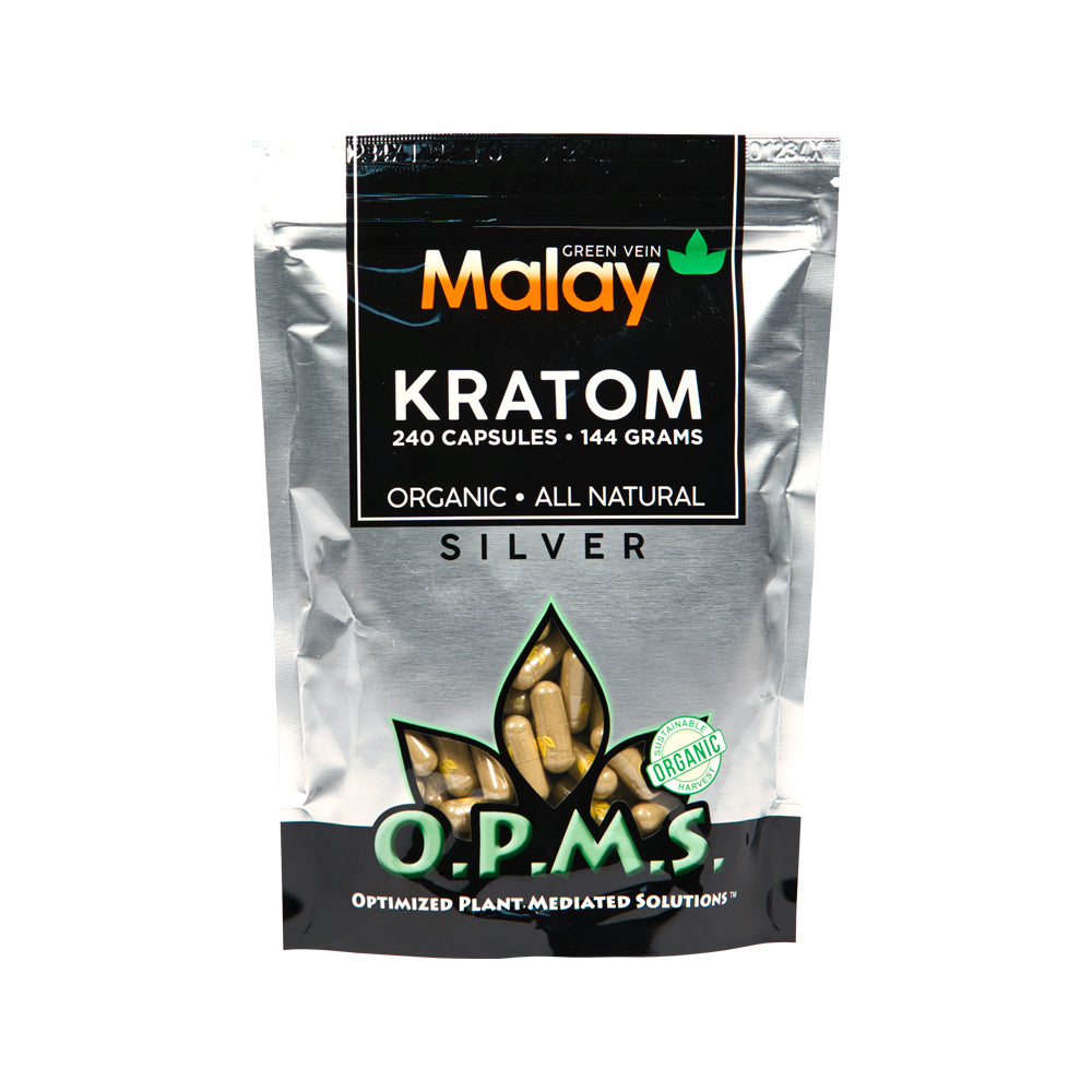 OPMS SILVER - (240 CAPSULES) GREEN VEIN MALAY